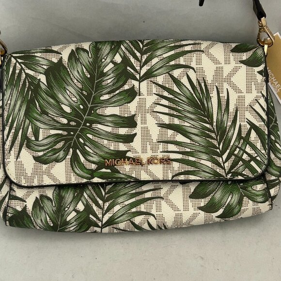 Michael Kors Signature PVC Leather Crossbody Bag - Picture 1 of 8